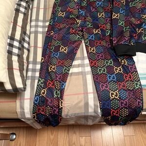 Colorful Logo Print Jacket/Joggers